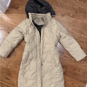 Jackpot tan down filled jacket puffer